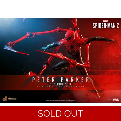 Hot Toys - Marvel's Spider-Man 2 - 1/6th Peter Parker (Superior Suit) Collectible Figure